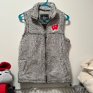 University of Wisconsin Madison Badgers Sherpa vest